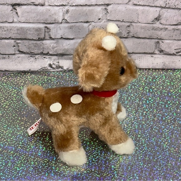 Russ Holiday Plush Vintage 1978 Russ Berrie Plus Donder Reindeer Christmas Plush - Picture 9 of 11